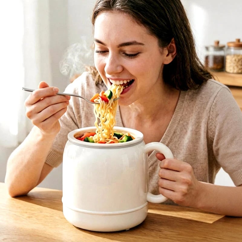 6-in-1 portable electric cooking cup