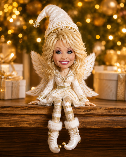 Dolly-Inspired Christmas Elf Doll