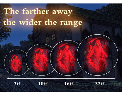 🎃 50% OFF TODAY! 32FT HD Halloween Projector Light – 10 Spooky Patterns to WOW Your Party 👻✨