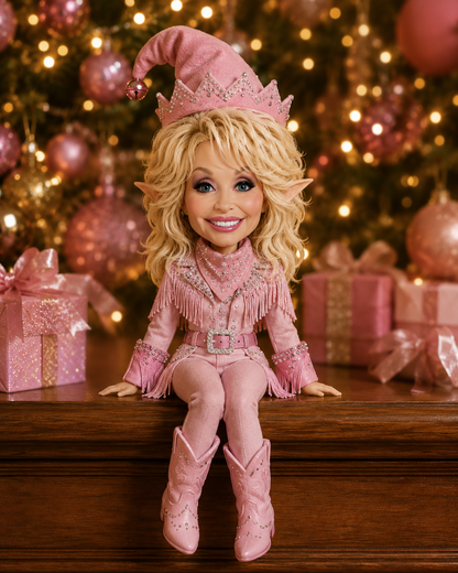 Dolly-Inspired Christmas Elf Doll