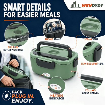 🔥 50% off today! 🍱 Portable food warmer