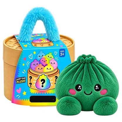 Buy three get one free 🥟Rainbow Dumpling Squishy Toy with Steamer 🌈