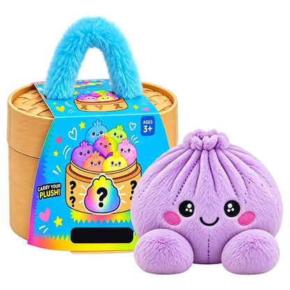 Buy three get one free 🥟Rainbow Dumpling Squishy Toy with Steamer 🌈