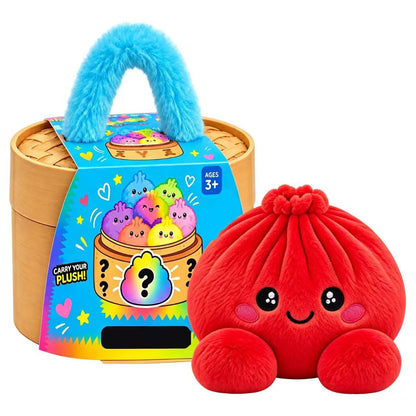 Buy three get one free 🥟Rainbow Dumpling Squishy Toy with Steamer 🌈