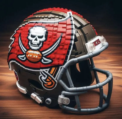 🏈 Building Block Football Helmet – 300+ Piece Collectible Construction Set