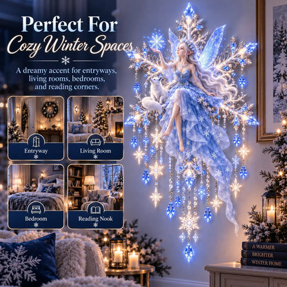 ❄️✨ Ice Snow Elf Starfall Wall Light – Bring Magical Winter Wonderland Glow to Your Home!