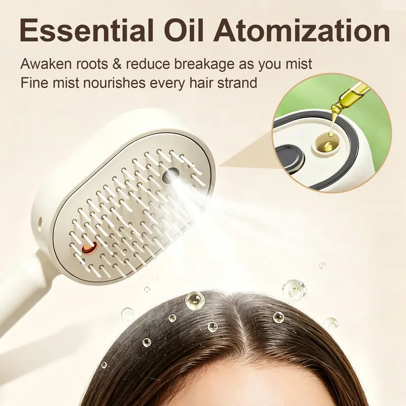 ✨ Spray Air Cushion Electric Scalp Massage Comb