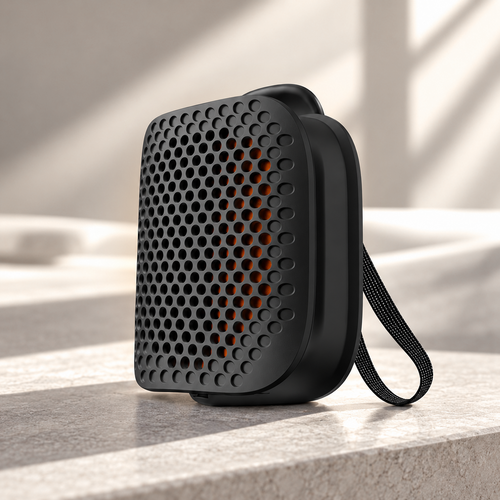 Portable Clip-On Bluetooth Speaker – Ultra-Light Wearable Sound with IPX7 Waterproof Protection