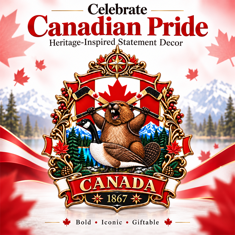🍁 Canada 160th Anniversary “A Mari Usque Ad Mare” Tribute Badge | 3.5-Inch 3D Metal Enamel Keepsake 🇨🇦