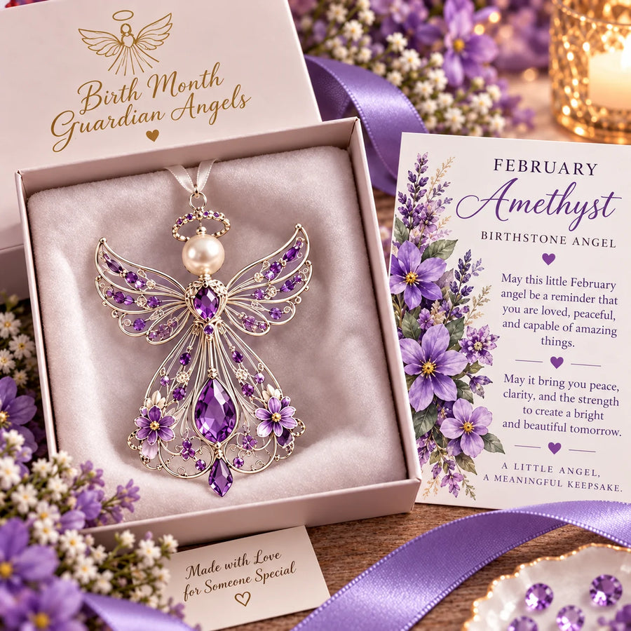 February | Amethyst Guardian Angel