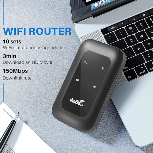 📶 All-Network Pocket WiFi – Ready in Seconds No Setup! No Hassle! Just Connect!🔥[Power on and use, free for life]