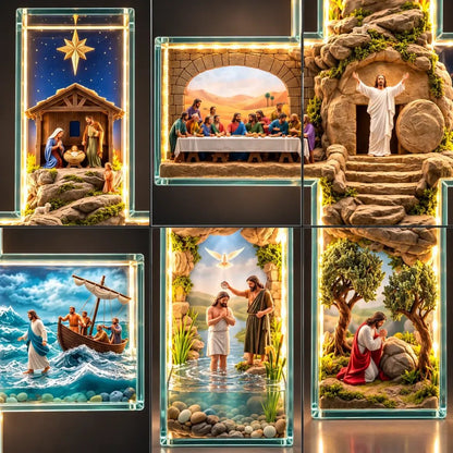 ✝️ Jesus Cross -The Story of Jesus in 6 Scenes❤️