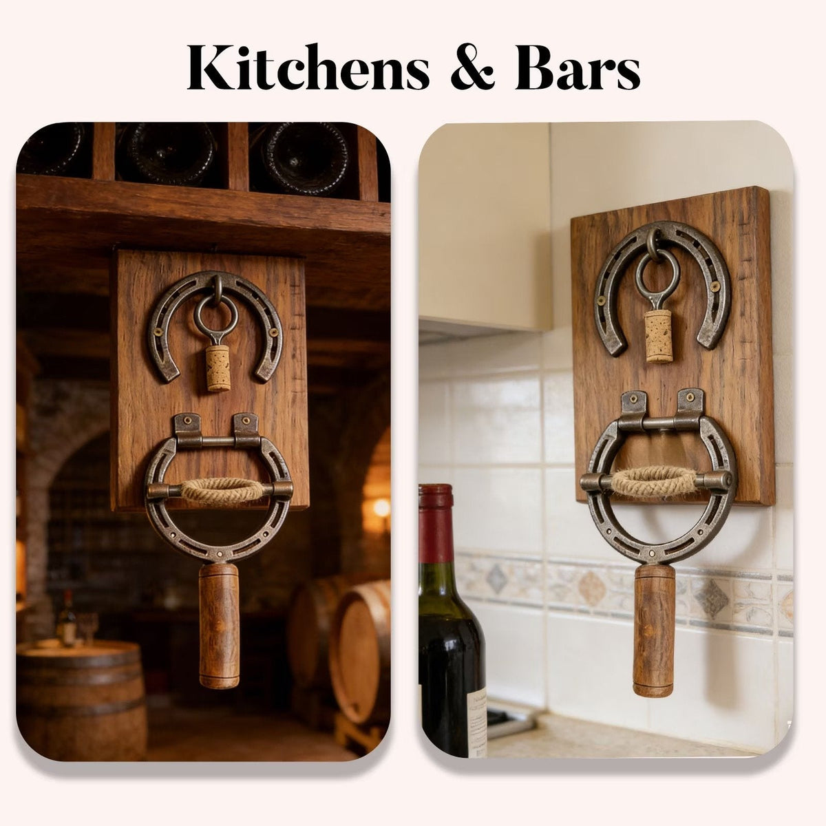 🔥 Last Day 50% Off-Wall Mounted Horseshoe Bottle Opener