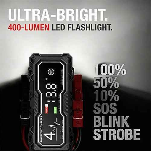 🔥⚡ Portable Car Jump Starter—Starts Up To 10.0L Gas & 8.0L Diesel