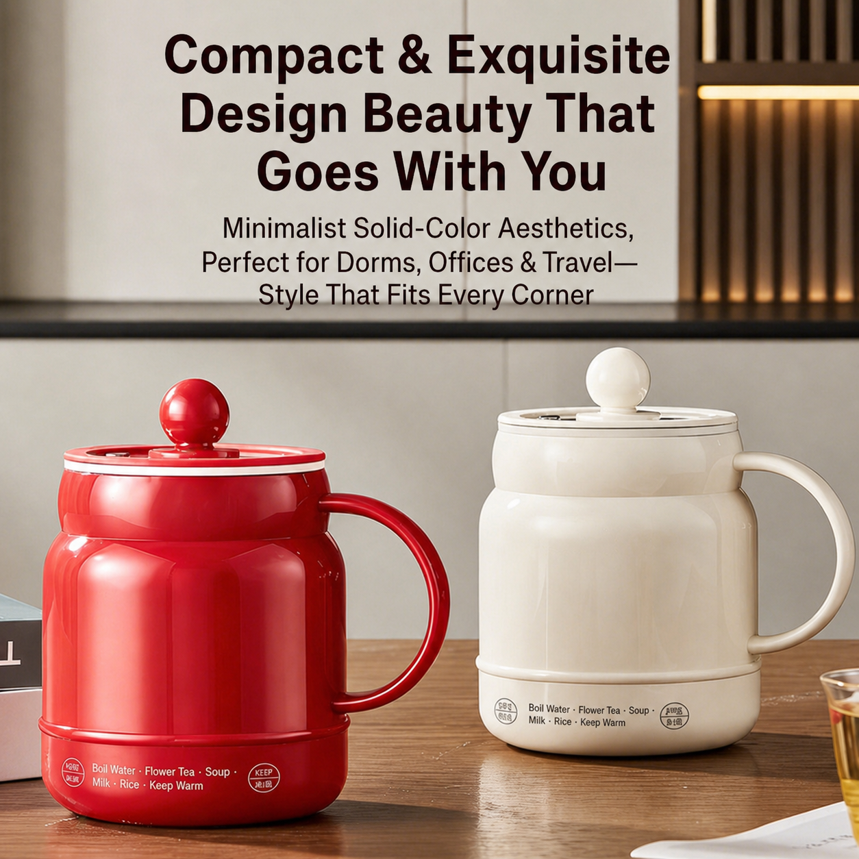 🔥 6-in-1 Portable Electric Cooking Cup – 800mL Mini Cooker for Meals & Drinks