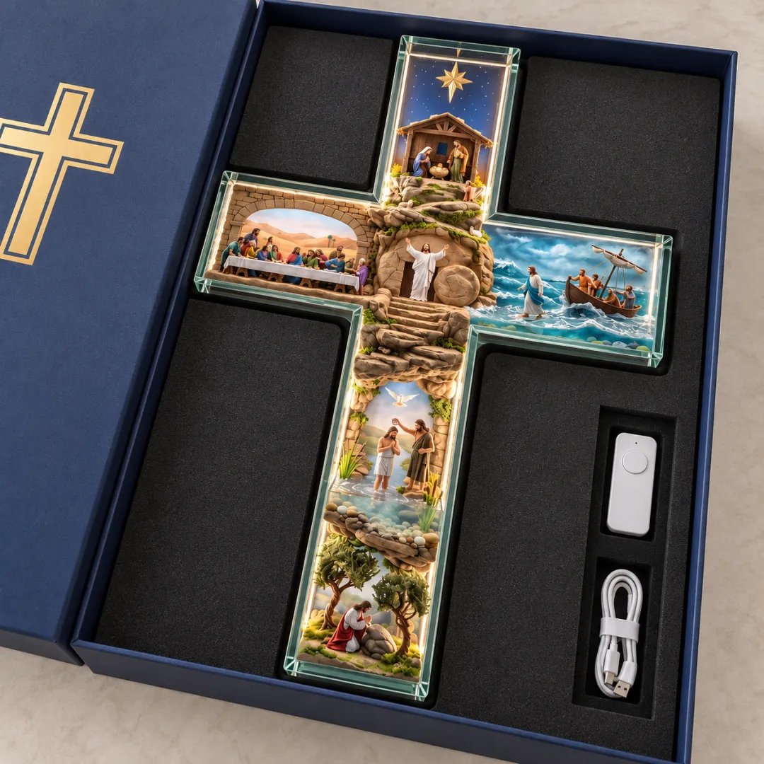 ✝️ Jesus Cross -The Story of Jesus in 6 Scenes❤️