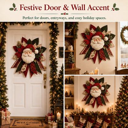 ⏳ Last Day 49% OFF – 🎅 Beginner-Friendly Oversized Santa Patchwork Door Hanger Sewing Kit | Complete Kit with All Tools & Step-by-Step Guide Included 💕