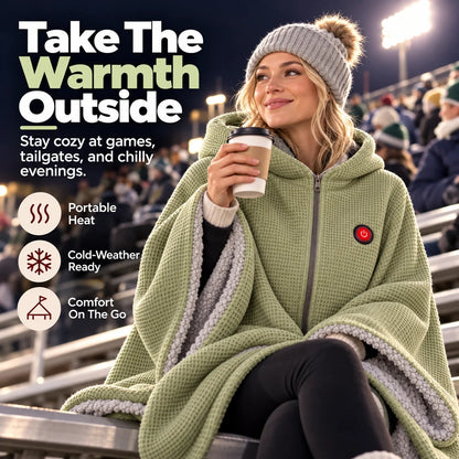 🧣Wearable Heated Blanket – Cozy Hands-Free Warmth☀️