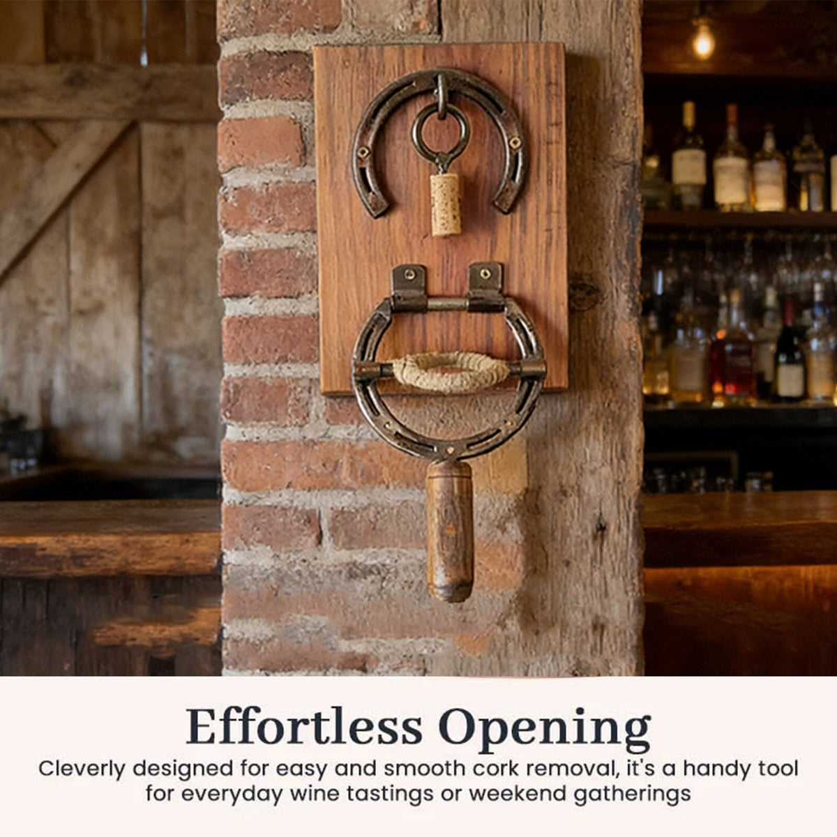 🔥 Last Day 50% Off-Wall Mounted Horseshoe Bottle Opener