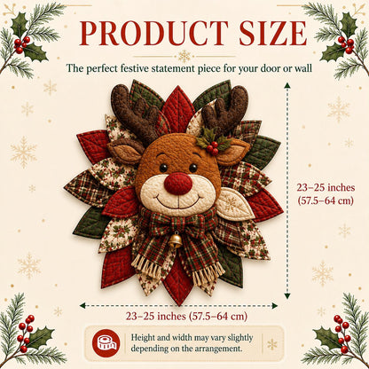 ⏳ Last Day 49% OFF – 🎅 Beginner-Friendly Oversized Santa Patchwork Door Hanger Sewing Kit | Complete Kit with All Tools & Step-by-Step Guide Included 💕