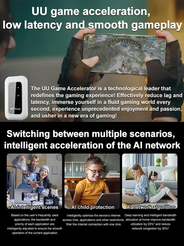 [Power on and use, free for life] All-network portable wifi🔥