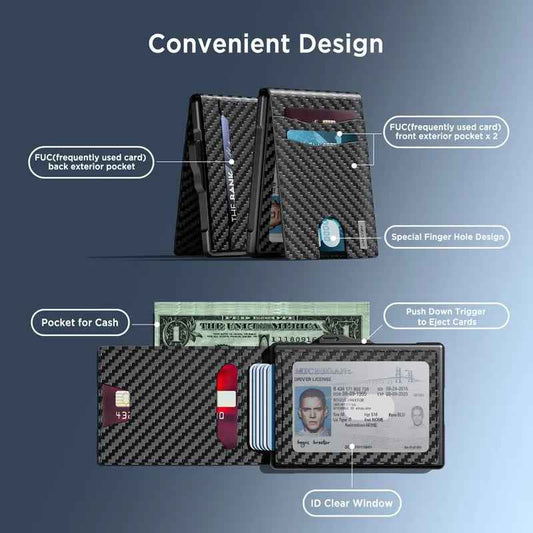 🔥  Blocking Pop-Up Wallet | Lightweight, Secure & Built for Modern Everyday Use