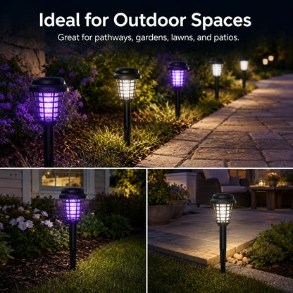 ☀️ Solar Mosquito Zapper | 2-in-1 Bug Killer & Yard Light 🦟