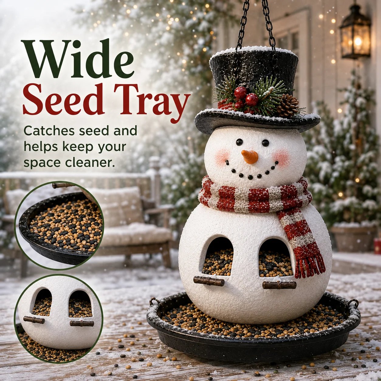 ✨🎄 Christmas Bird Feeder Collection™ – Festive Hanging Garden Feeders for Wild Birds