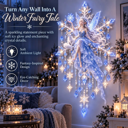 ❄️✨ Ice Snow Elf Starfall Wall Light – Bring Magical Winter Wonderland Glow to Your Home!