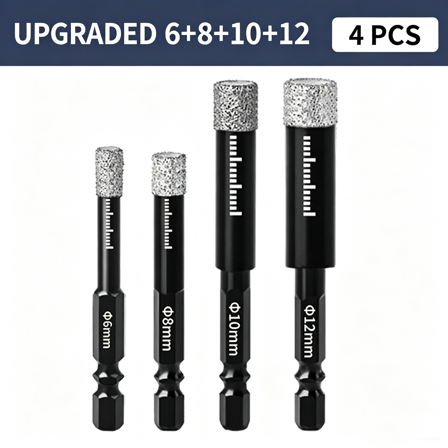 🛠️✨ Limited Time 39% OFF✨ Premium Diamond Drill Bit Set for Tile, Ceramic & Glass