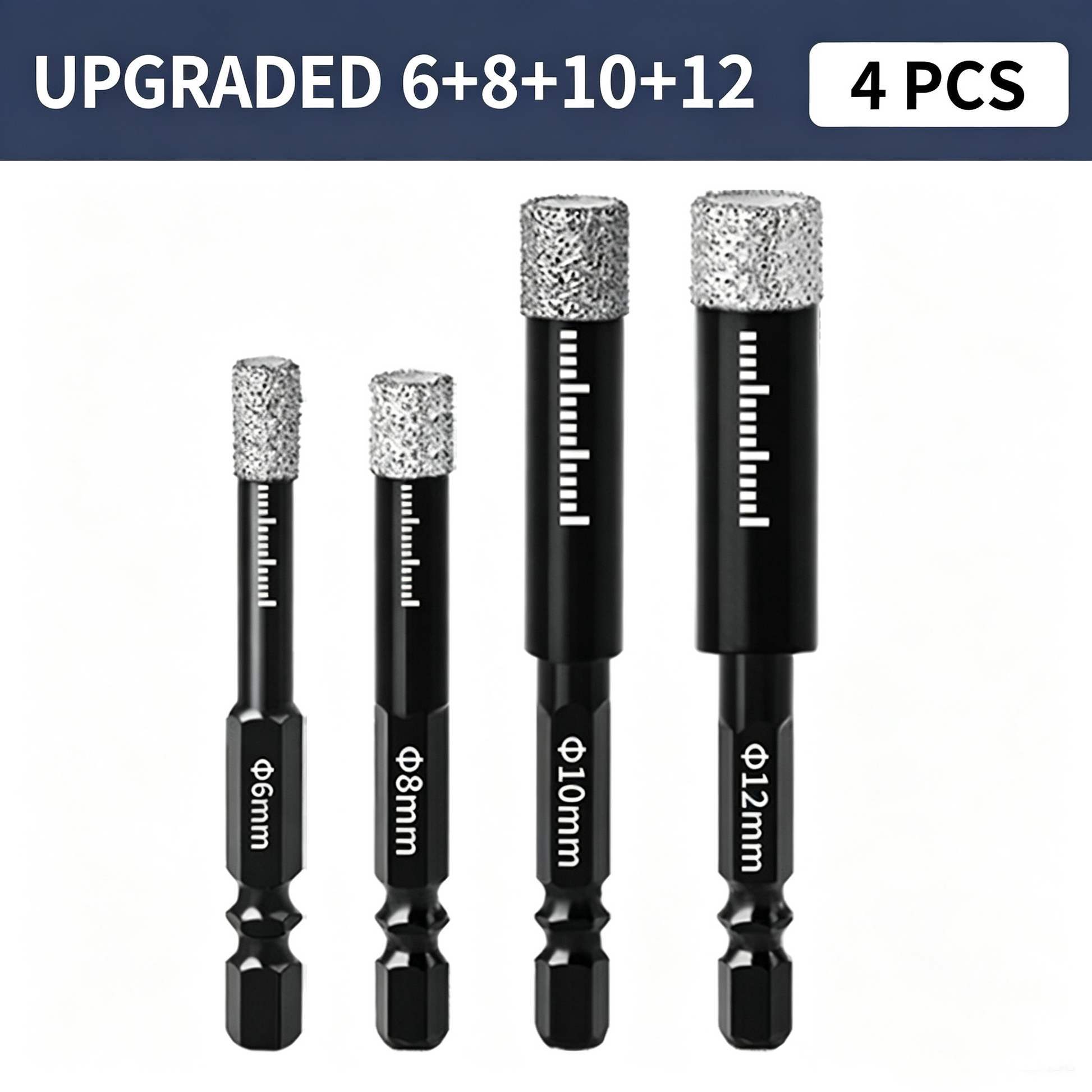 🛠️✨ Limited Time 39% OFF✨ Premium Diamond Drill Bit Set for Tile, Ceramic & Glass