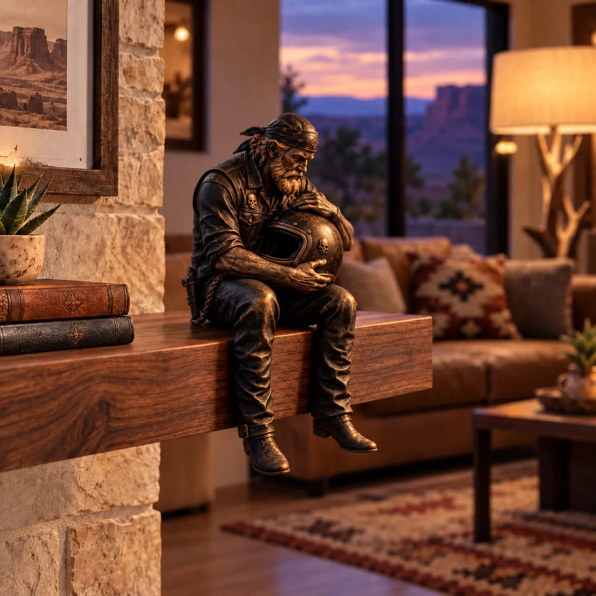 style d biker figurine