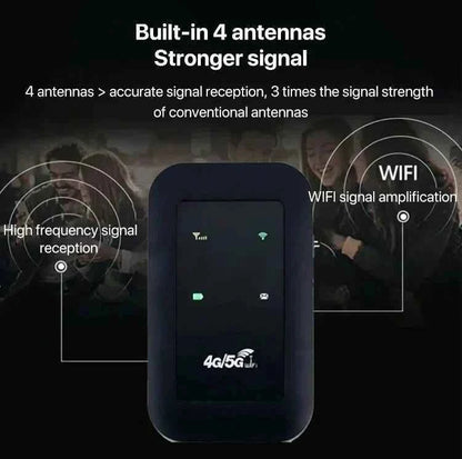 📶 All-Network Pocket WiFi – Ready in Seconds No Setup! No Hassle! Just Connect!🔥[Power on and use, free for life]
