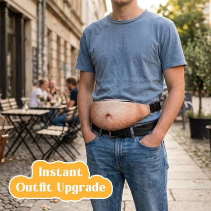 ✨Funny Belly Bag – Realistic Big Belly Novelty Waist Bag