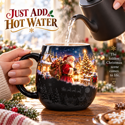 🎄 Last Day 50% OFF🎁Christmas Magic Color-changing Mug – Heat Reveal Holiday Gift