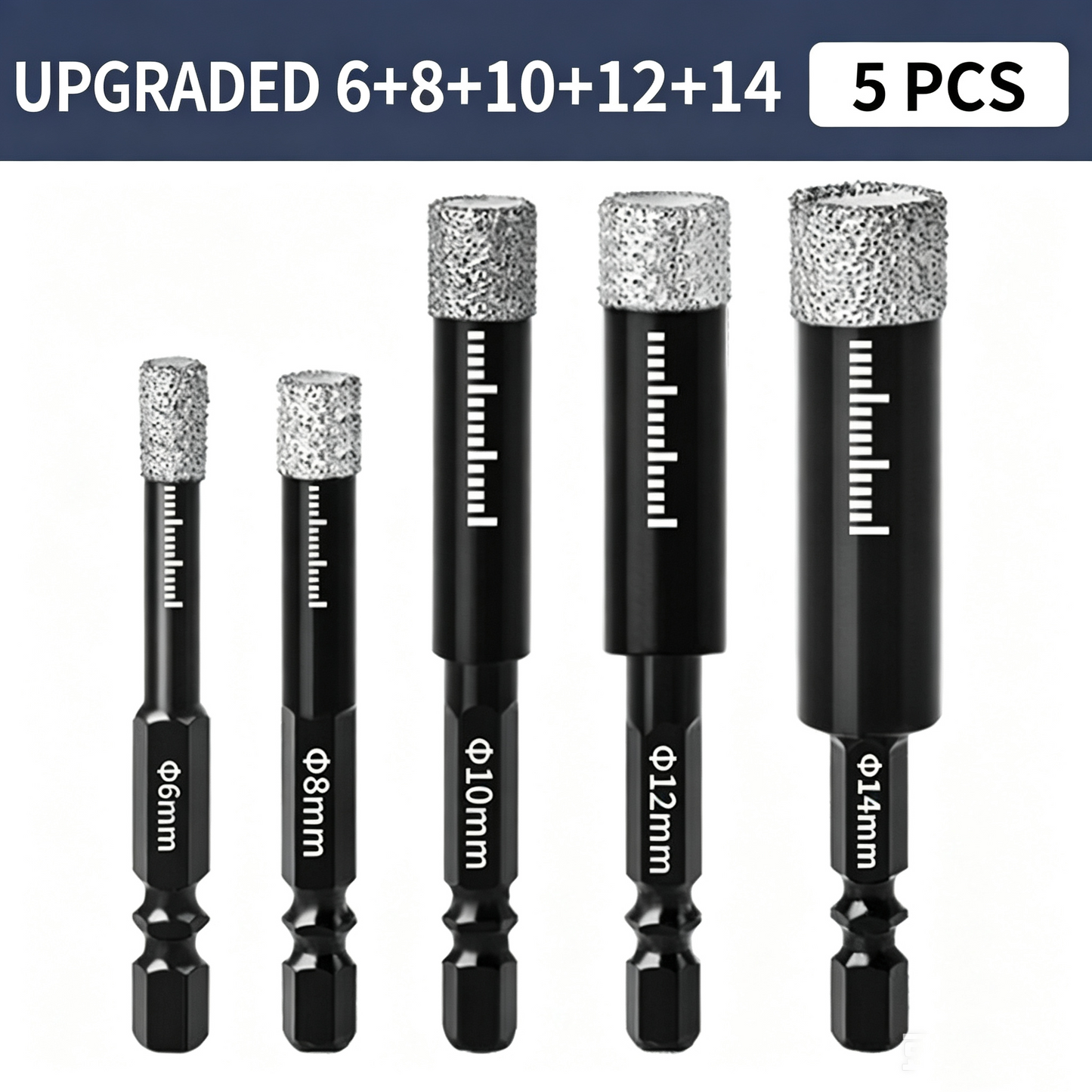 🛠️✨ Limited Time 39% OFF✨ Premium Diamond Drill Bit Set for Tile, Ceramic & Glass
