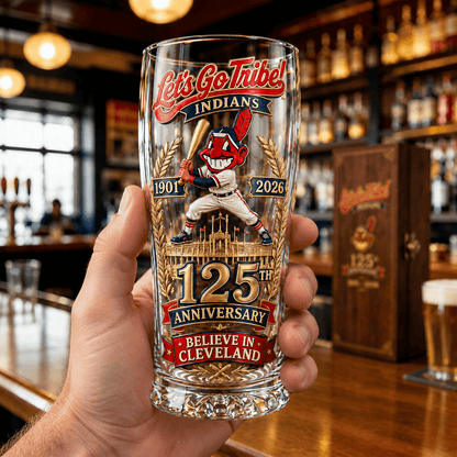 ⚾🏆 125th Anniversary Baseball Legacy Pint Glass – Commemorative Collector’s Edition
