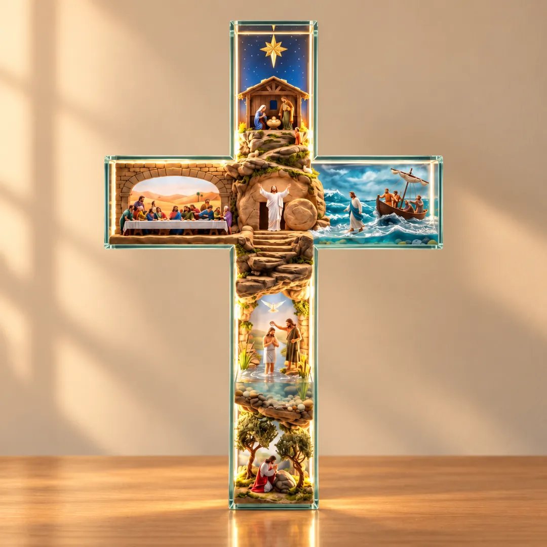 ✝️ Jesus Cross -The Story of Jesus in 6 Scenes❤️