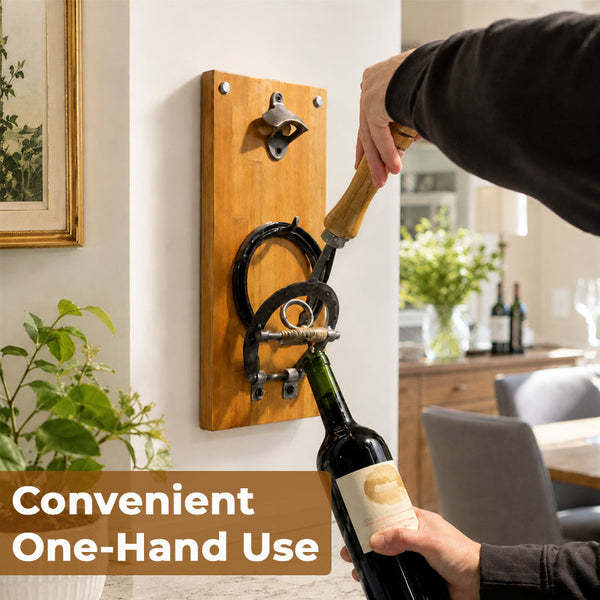 🔥 Last Day 50% Off-Wall Mounted Horseshoe Bottle Opener