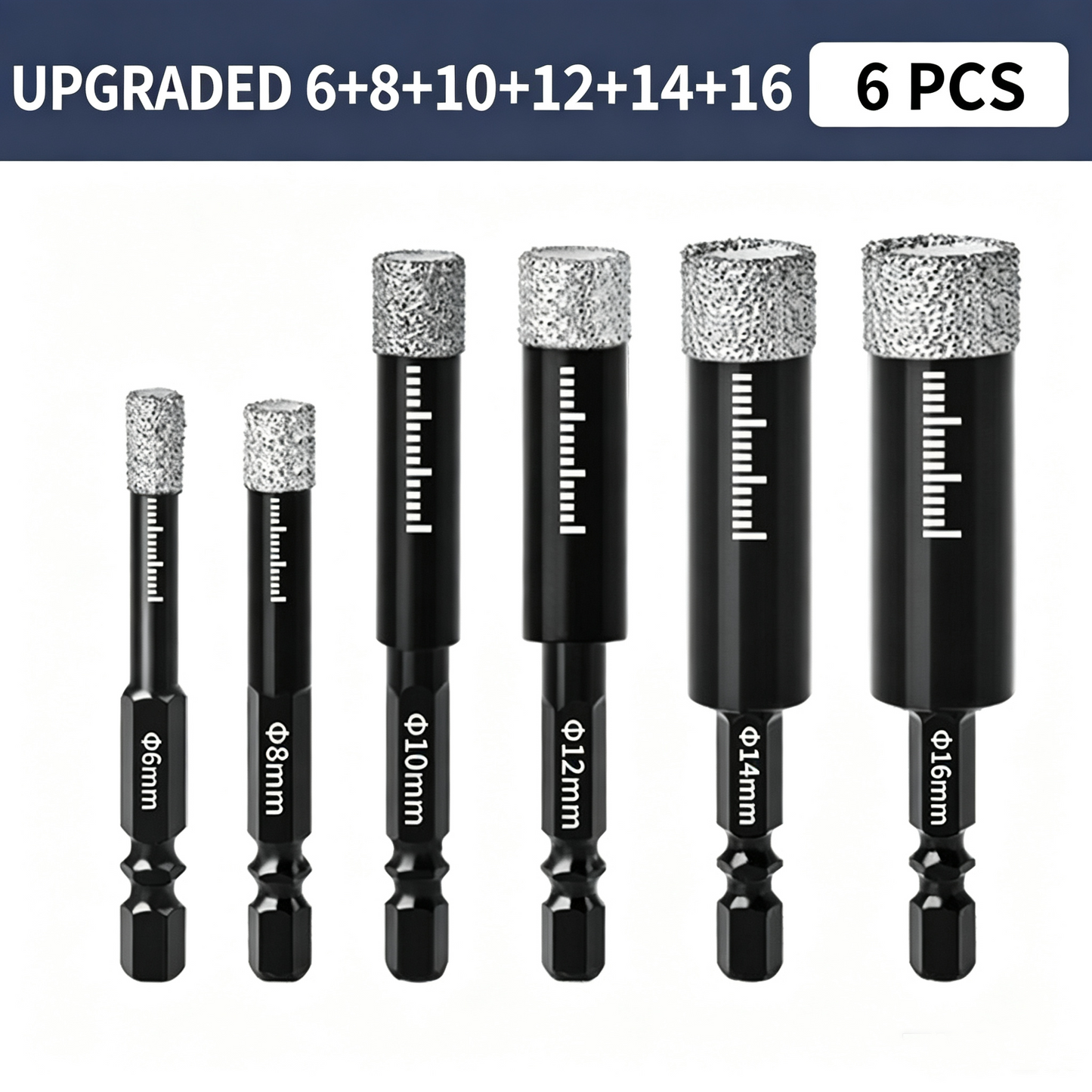 🛠️✨ Limited Time 39% OFF✨ Premium Diamond Drill Bit Set for Tile, Ceramic & Glass