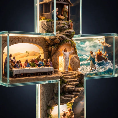 ✝️ Jesus Cross -The Story of Jesus in 6 Scenes❤️