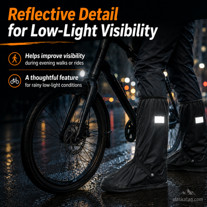 ✈️Last Day 50% OFF✨🌧️ Reusable Waterproof Boot Covers for Rain, Mud & Snow