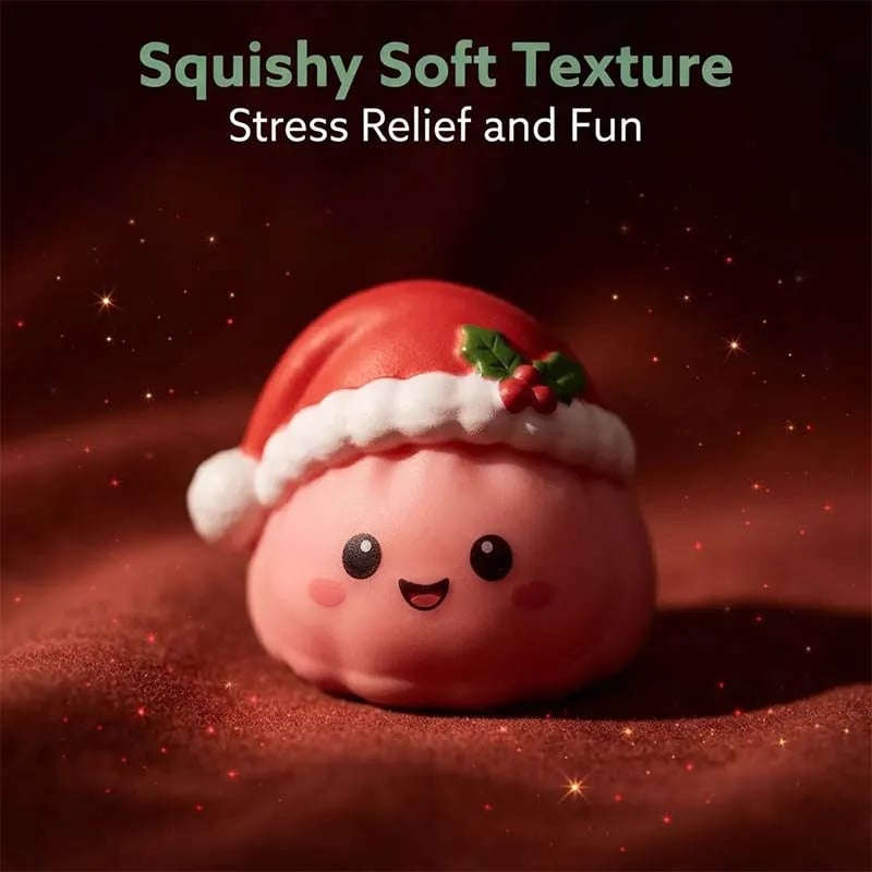 Dumpling squishy Advent calendar as a family Christmas gift