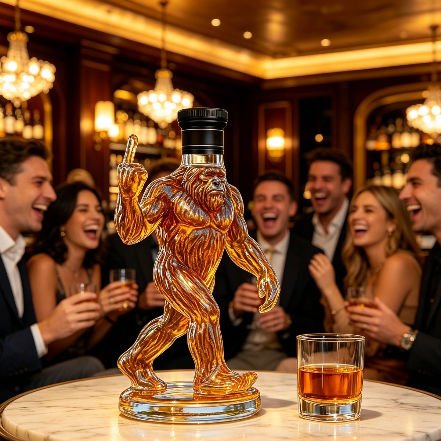 🔥2026 Limited Edition| Funny Bigfoot Glass Bottle🦧