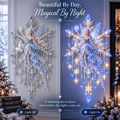 ❄️✨ Ice Snow Elf Starfall Wall Light – Bring Magical Winter Wonderland Glow to Your Home!