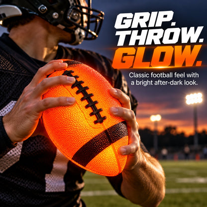 🔥 LAST DAY 50% OFF – 🏈 Light-Up Football | Light Up Your Game Before It's Gone! ⚡