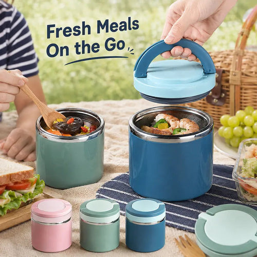 Steel Large Leak-Proof Lunch Box🍱