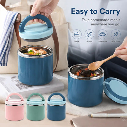 Steel Large Leak-Proof Lunch Box🍱