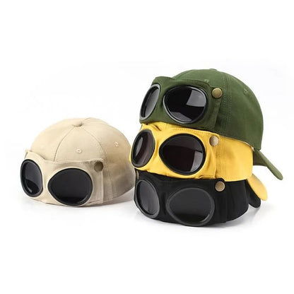 Pilot Goggles Baseball Cap