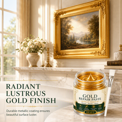 Gold Metallic Refinishing Repair Paste - Home Decor Restoration Kit